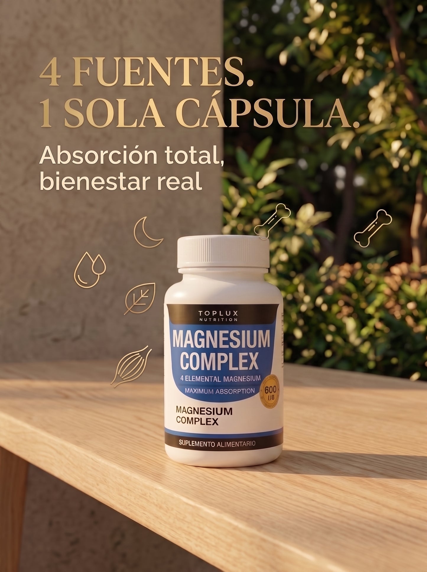 MAGNESIO COMPLEX 600MG